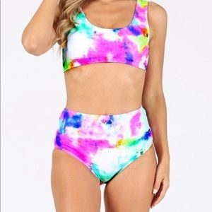 Summer Tie-dye Swimsuit Size Small